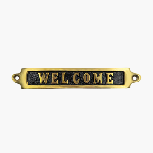 철제 주물 웰컴 사인 (WELCOME)