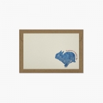 [야마모토페이퍼] 레터프레스 엽서 카드 토끼