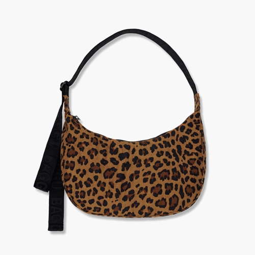 Baggu Nylon Crescent Bag M Leopard