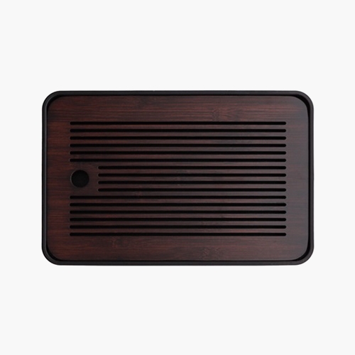 블랙 멜라민 대나무 소류 차판