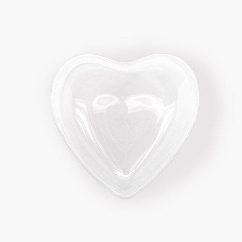 알라바스터 하트접시 14cm 화이트