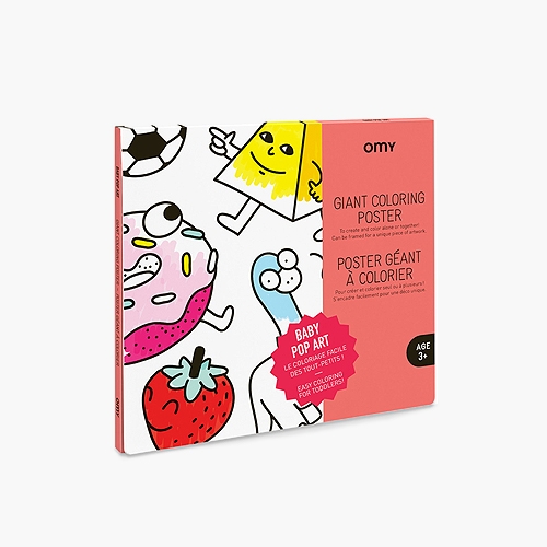 OMY 컬러링 포스터-베이비 팝 아트(POS39)