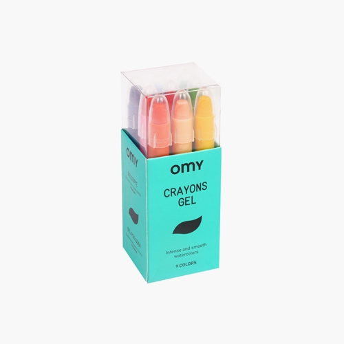 OMY 젤 크레용-9pc(CRA03)