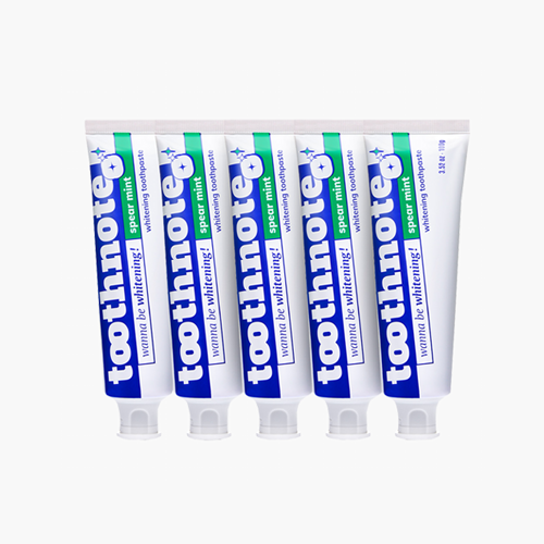 미백치약 스피아민트 100g 5개