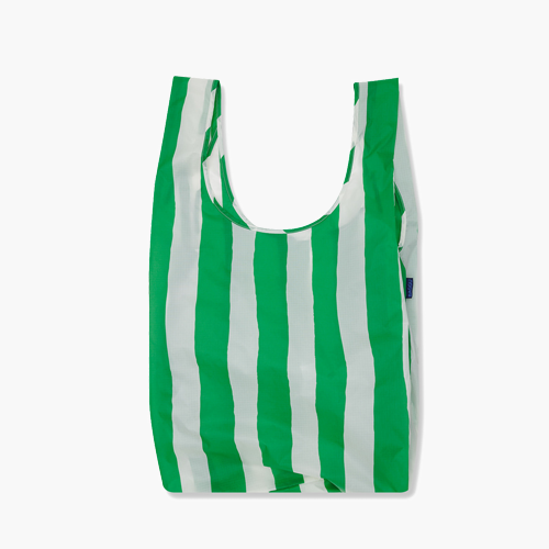 Baggu Big size eco bag Green Painted Stripe