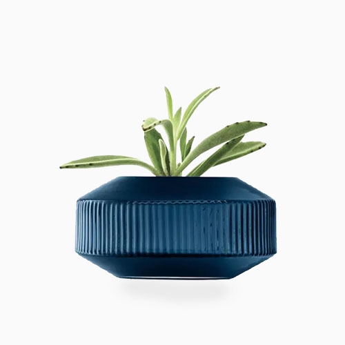 [LSA] 엘에스에이 로툰다 화병 와이드 14cm 사파이어 / LSA-G1655-14-610