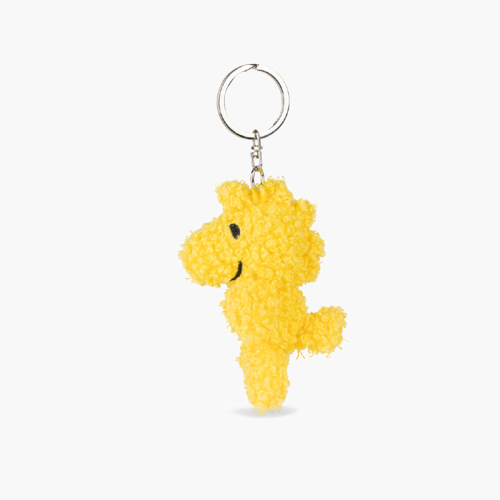 Woodstock ECO Tiny Teddy Yellow keychain - 7 cm