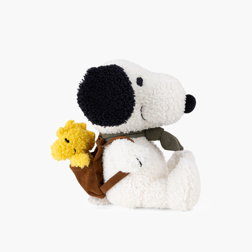 Snoopy with Woodstock in Backpack - 20 cm