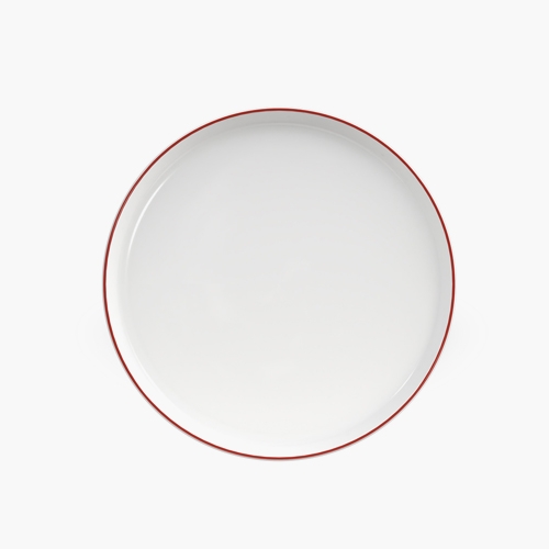 노르디카 림 플레이트/ 28cm 레드림
