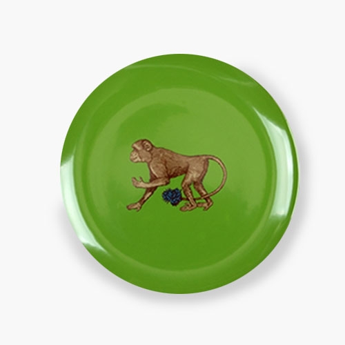 푸딘헤드 라운드 플레이트/ 32cm 원숭이