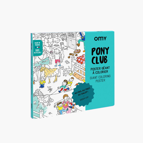 OMY 컬러링 포스터-포니 클럽(POS75)