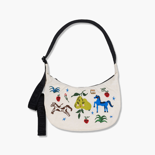 Baggu Nylon Crescent Bag M Painted Prairie