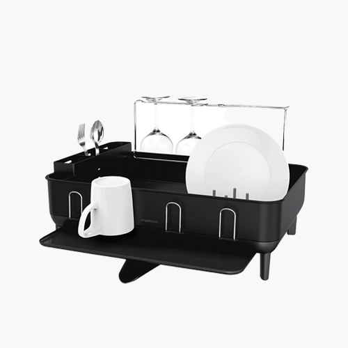 Deluxe Wine Dishrack All-Black