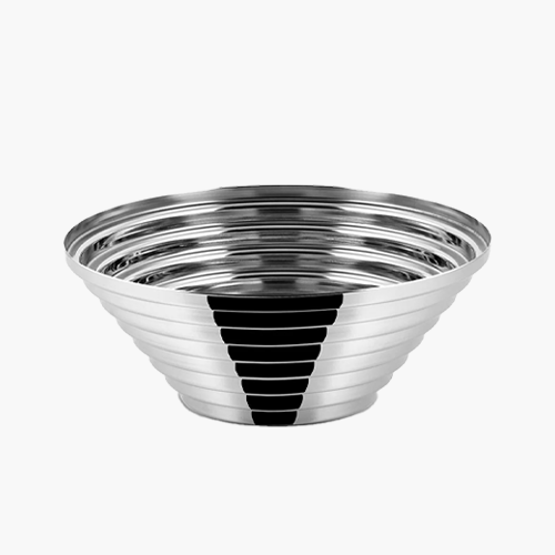 Maya Round Basket 25cm Silver