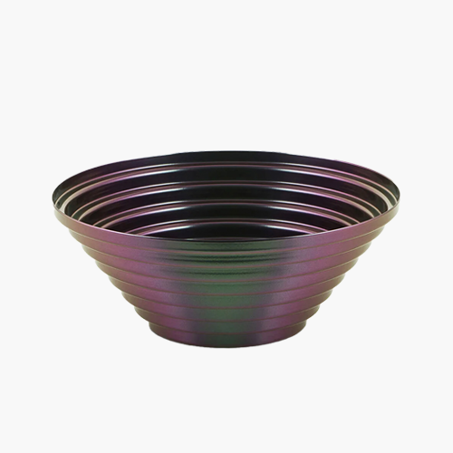 Maya Round Basket 25cm Purplegreen