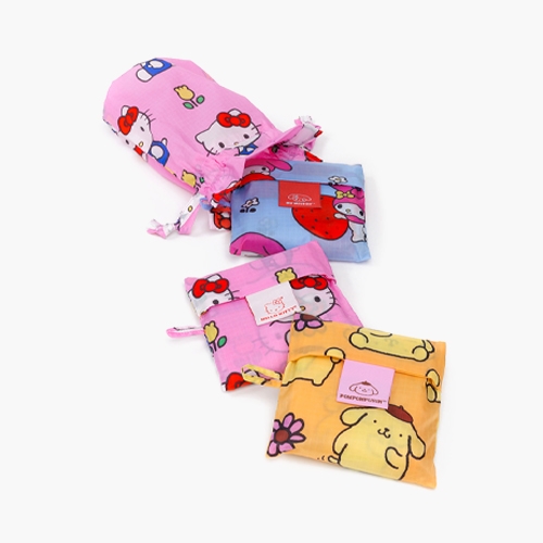 Baggu Portable Shopping Bag Set Hello Kitty and Friends Florals