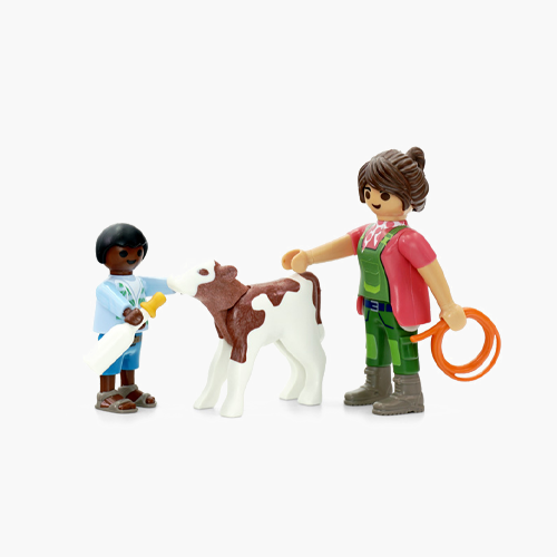 플레이모빌 듀오팩-농부와 송아지(71803)