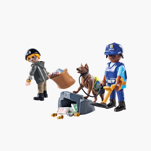 플레이모빌 경찰과 탐색견(71731)