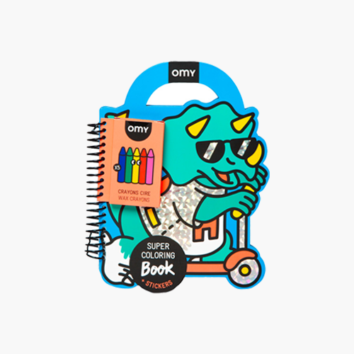 OMY 컬러링&스티커 북-다이노(CAH12)