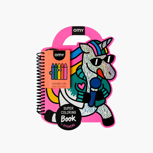 OMY 컬러링&스티커 북-릴리(CAH13)