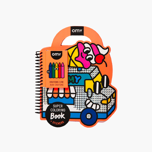 OMY 컬러링&스티커 북-YUMMY(CAH14)