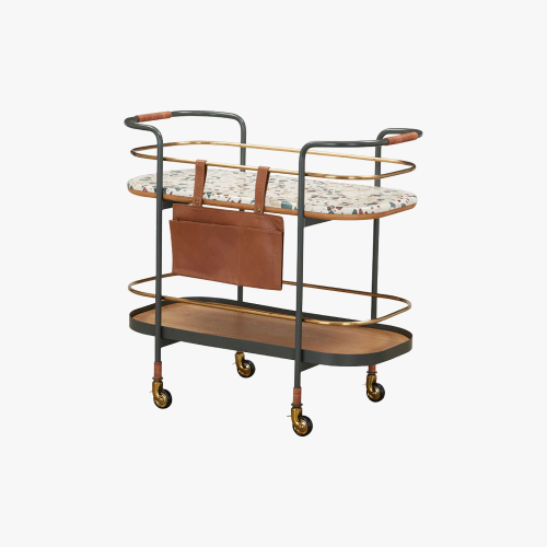 Tierra Trolley Bar Cart