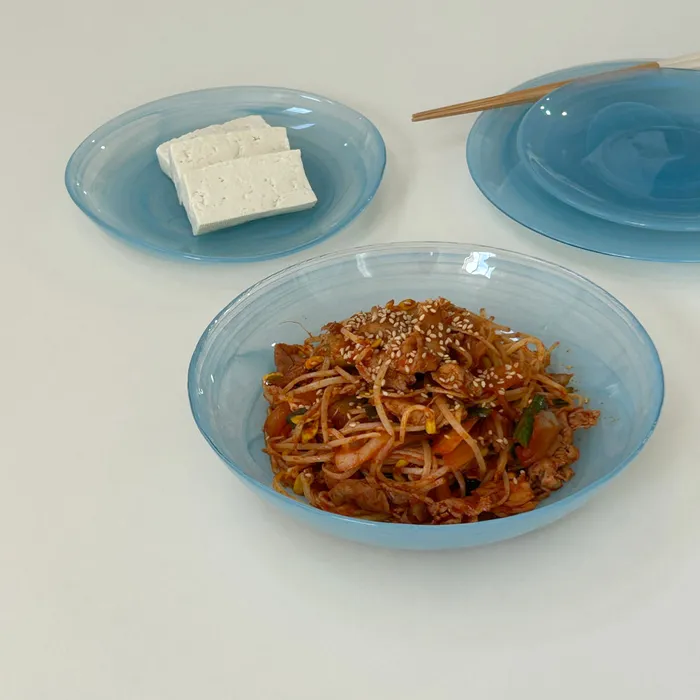 샐러드디쉬 20cm 터쿼즈