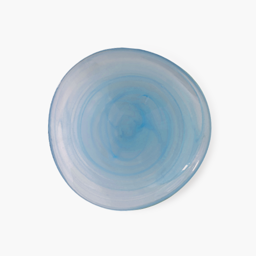 알라바스터 트라이앵글 접시 터쿼즈