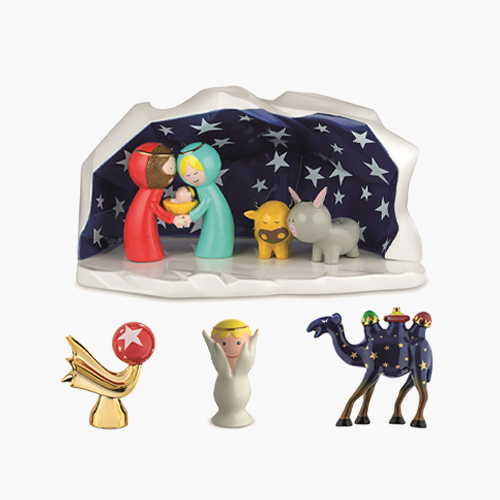 Happy Eternity Baby Crib With Set of 3 Figurunes