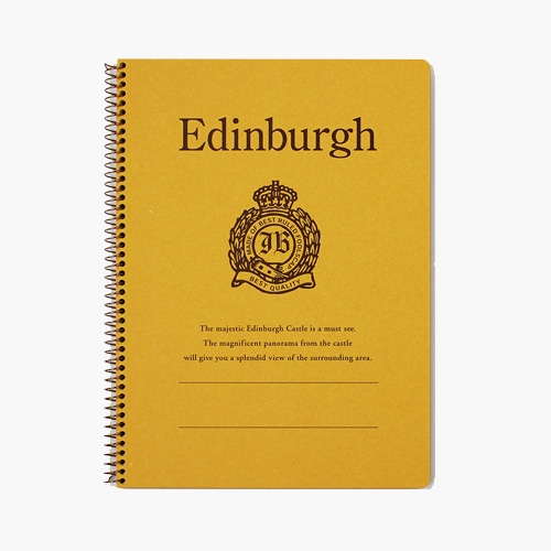 [쿄쿠토] 고급 만년필 필사 스프링 노트 에든버러 B5