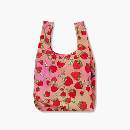 Baggu Portable Shopping Bag Strawberry Blossom