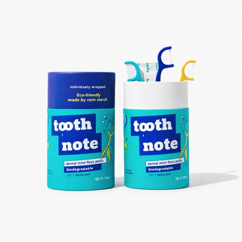 투스노트 Y형 치간칫솔 일회용 개별포장 치실 45개입 2통