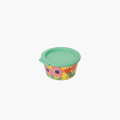 [Koziol]코지올  노라 보관용기 블룸 700ml 스트롱옐로우/미드그린 / Koziol-8167258
