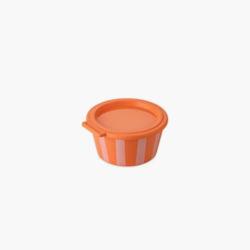 [Koziol]코지올  노라 보관용기 스트라이프 700ml  스트롱코랄 / Koziol-8166725