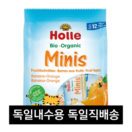홀레 바나나&오렌지 과일바 100g (생후 12개월~)