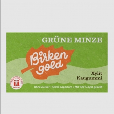 브리켄골드 자일리톨 스피어민트껌 17gX6개묶음