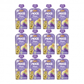 모글리 퓨레파우치 자두&배&바나나 100gX12개묶음