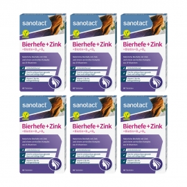 자노탁트 (비오라보) 맥주효모 아연 60정X6개묶음