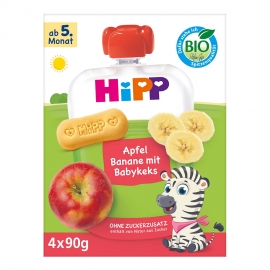 힙 사과&바나나&비스킷 퓨레파우치 90gX4개입