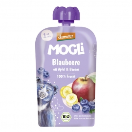 모글리 퓨레파우치 사과&블루베리&바나나 120g