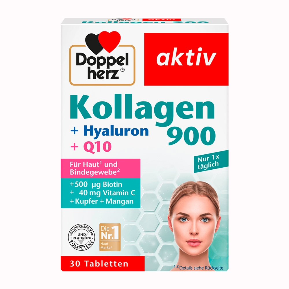 도펠헤르츠 콜라겐900 +히알루론+Q10 30캡슐