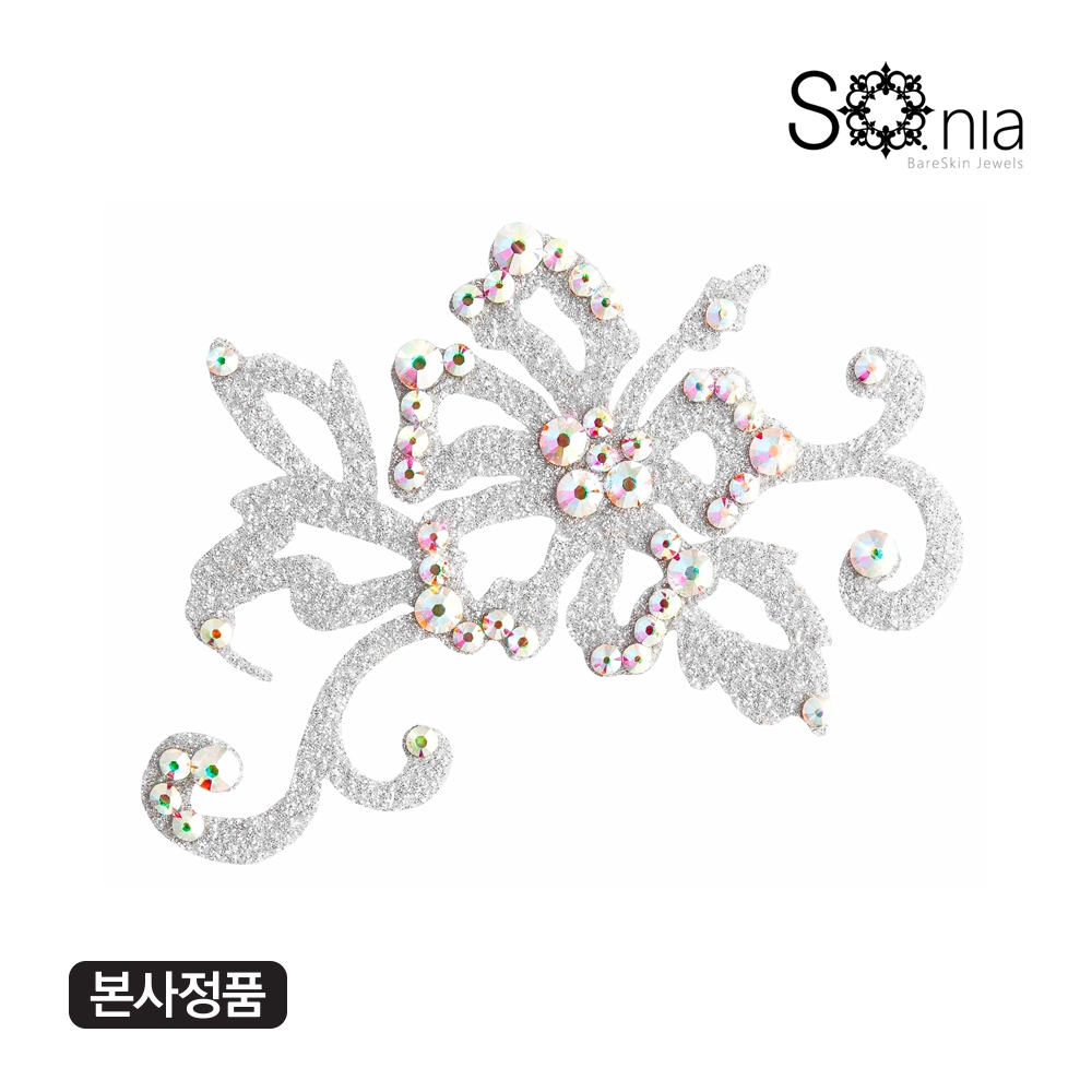 소니아 아로하 Aloha B SILVER C CRYSTALAB 스와로브스키 보석타투