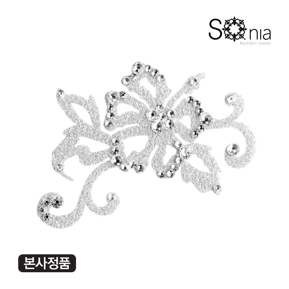 소니아 아로하 Aloha B SILVER C CRYSTAL 스와로브스키 보석타투