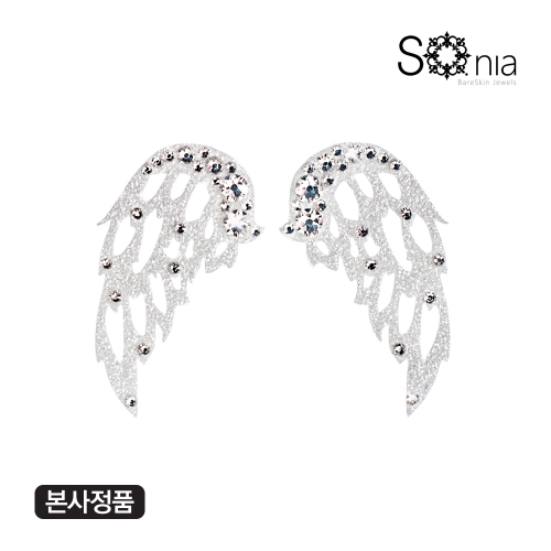 소니아 헤븐 Heaven B SILVER C CRYSTAL 스와로브스키 보석타투