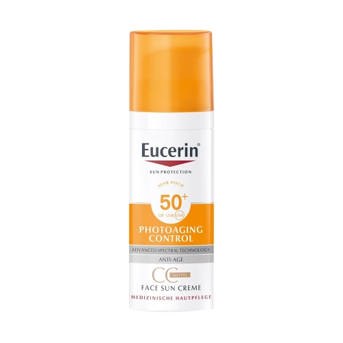 유세린 선크림 틴티드 미디엄 SPF50+ 50ml