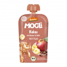 모글리 퓨레파우치 사과&카카오&바나나 100g (생후 12개월~)