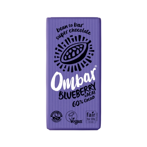 Ombar 아사이&블루베리 생카카오 초콜릿 35g