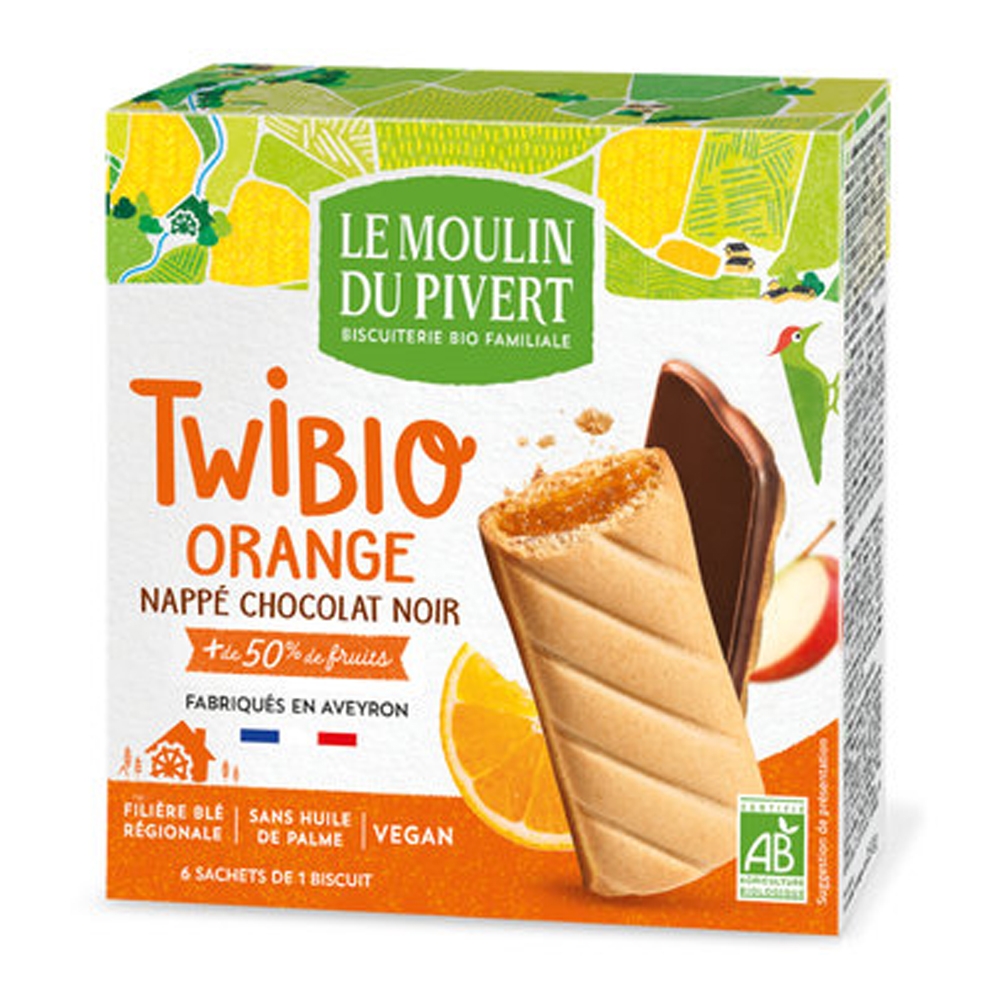 Le Moulin du Pivert 오렌지&다크초콜릿 필링 비스킷 150g