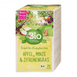 디엠바이오 과일&허브차 사과&민트&레몬그라스 20티백