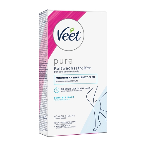 비트 Veet 왁스 스트립 40매 (민감한피부)